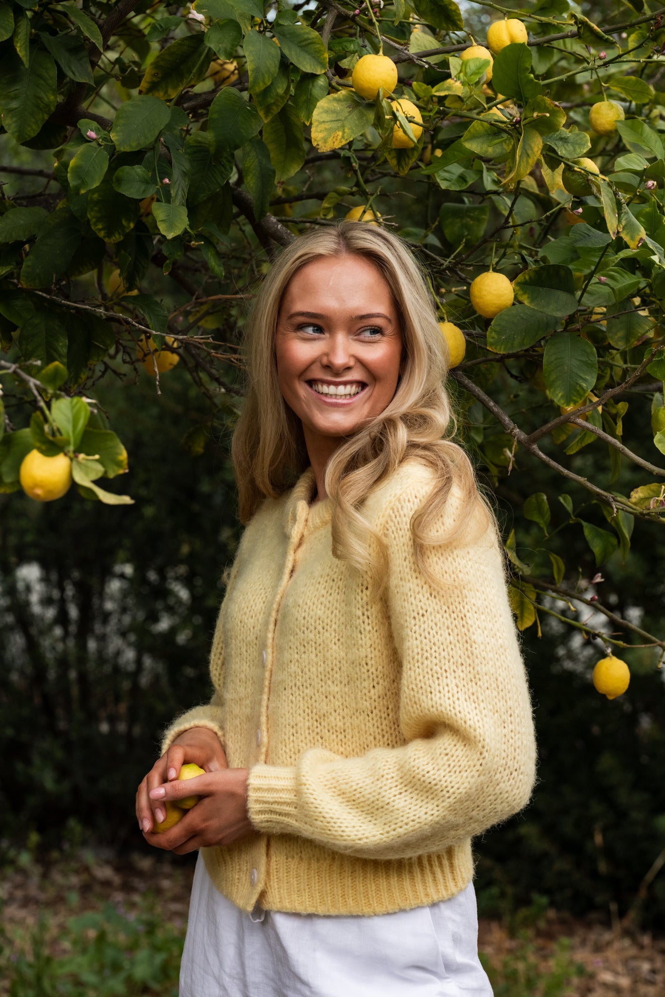 VMWILO Knit Cardigan - Pale Banana